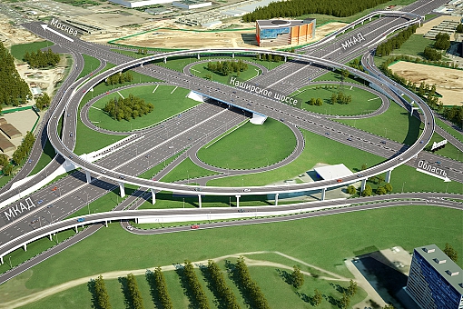 Открытие новой развязки МКАД-Каширское шоссе перенесено на июнь 2016 года. Обновление: открыта 27 апреля