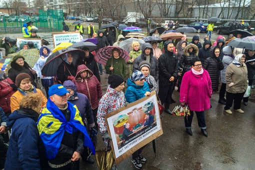 16 апреля состоялись 2 митинга против масштабной застройки сельского поселения Молоковское. Видеозапись