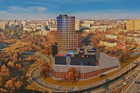 Заброшенную башню на въезде в Видное достроят в течение 2 лет