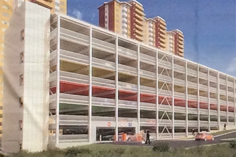В Видном началось строительство первой многоуровневой парковки