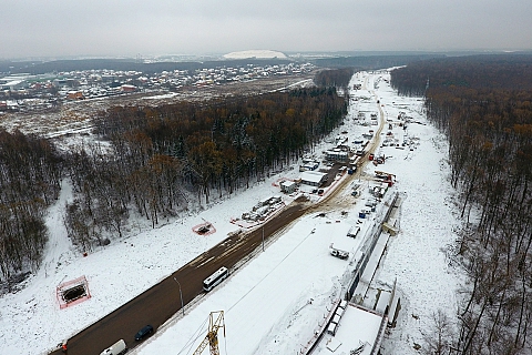 Московскую часть трассы Солнцево-Бутово-Видное запустят в 2018 году