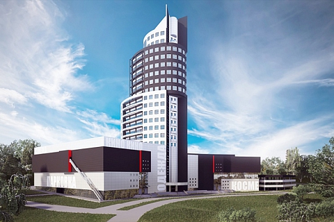 Многофункциональную башню-долгострой в Видном достроят к концу 2018 года