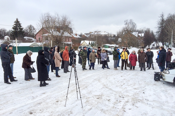 В Видном состоялся митинг против застройки Ленинского района. Видеозапись