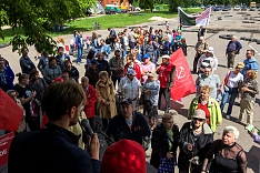Состоялся митинг против проектов ПЗЗ, предполагающих тотальную застройку Ленинского района