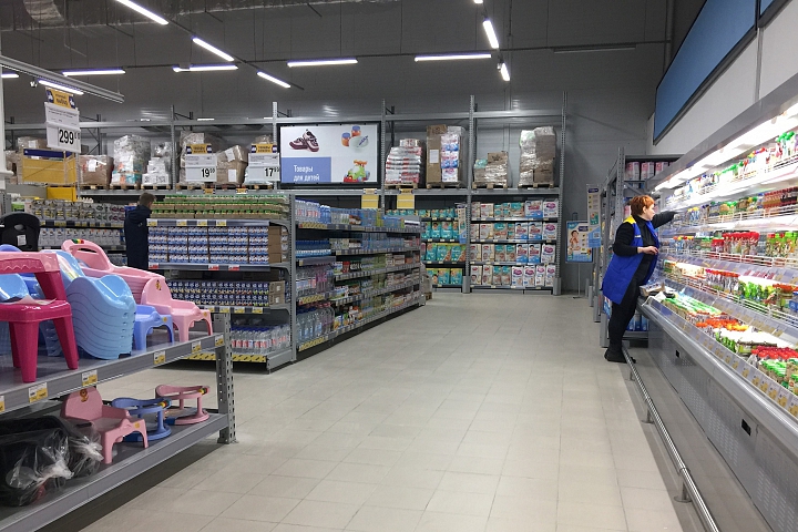 В новом торговом центре «Видное Парк» открылся гипермаркет «Лента». Фоторепортаж фото 5
