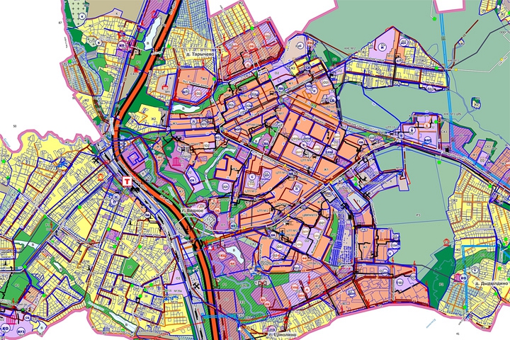 Генеральный план застройки московской области