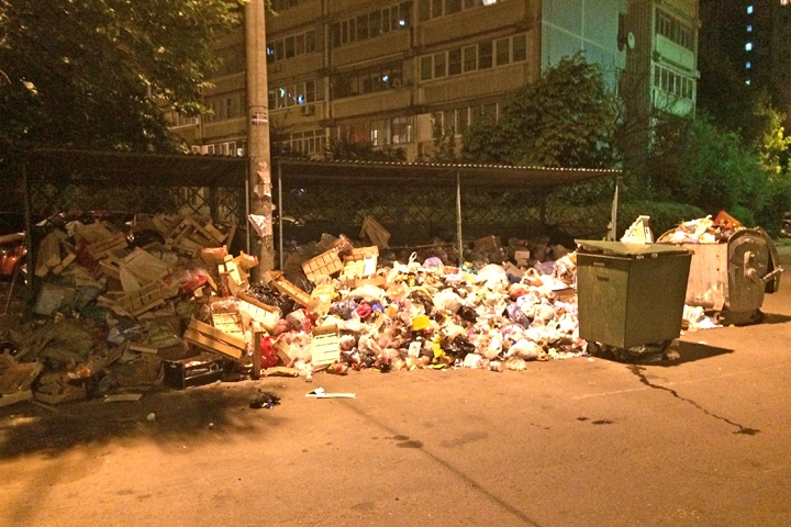 Вывоз мусора из Видного и с незаконной свалки на Белокаменном шоссе возобновился