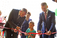 В Ленинском районе открыли три новых детских сада на 840 мест