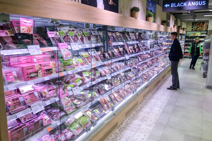 В Видном открылся мясной супермаркет «Мираторг». Фоторепортаж