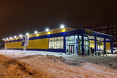 В Видном открылся круглосуточный супермаркет «Лента». Фоторепортаж