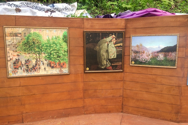 В Тимоховском парке открылась «Галерея под открытым небом» из 54 картин. Фоторепортаж фото 20