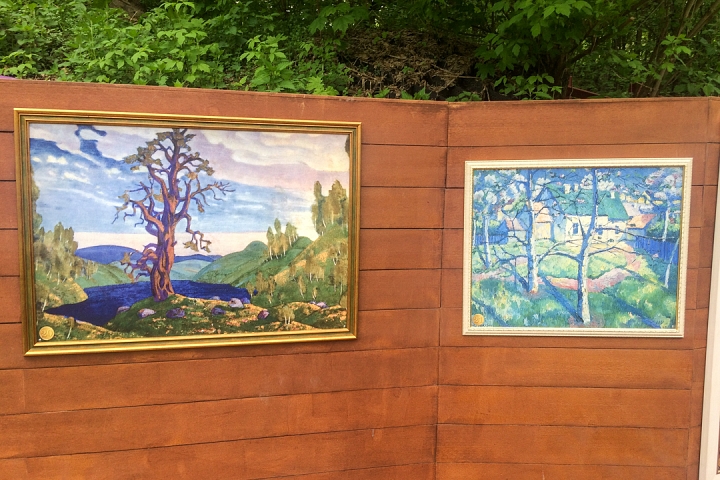 В Тимоховском парке открылась «Галерея под открытым небом» из 54 картин. Фоторепортаж фото 23