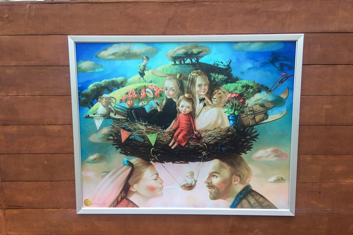В Тимоховском парке открылась «Галерея под открытым небом» из 54 картин. Фоторепортаж фото 33