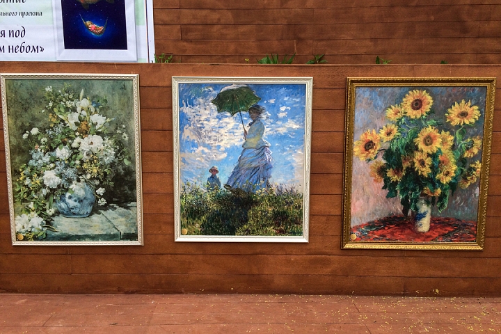 В Тимоховском парке открылась «Галерея под открытым небом» из 54 картин. Фоторепортаж фото 16
