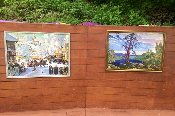 В Тимоховском парке открылась «Галерея под открытым небом» из 54 картин. Фоторепортаж фото 22