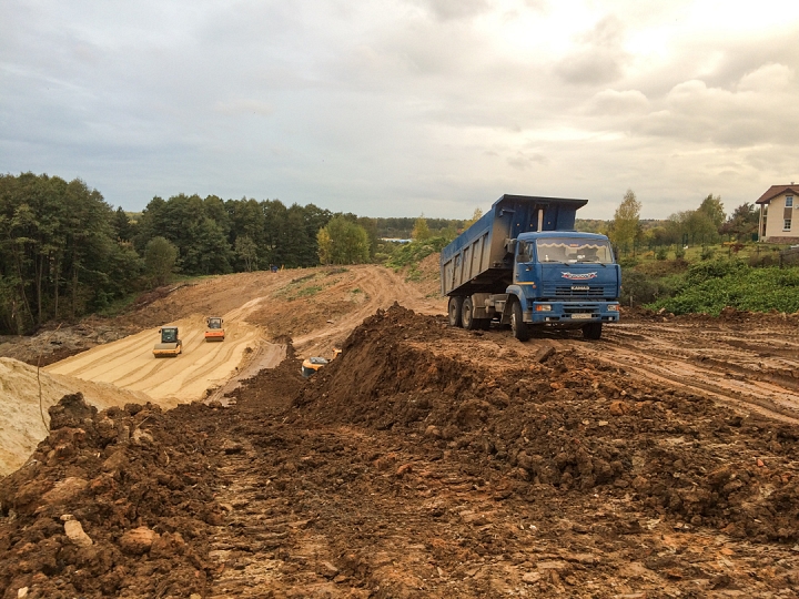 О строительстве дороги-выезда на трассу М-4 «Дон». Сентябрь 2019 фото 6