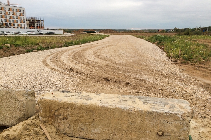 О строительстве дороги-выезда на трассу М-4 «Дон». Сентябрь 2019 фото 2