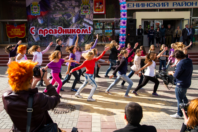 Танцевальный флэшмоб в Видном