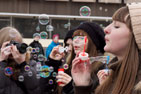 «Мыльные пузыри». Фоторепортаж с первого в истории города Видное флешмоба