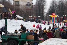 В субботу 16 марта видновчане проводили зиму «Широкой масленицей». Фоторепортаж